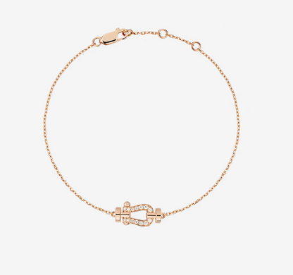 [Together Jewelry]FORCE 10 FULL DIAMOND BUCKLE CHAIN LINK MINI MODEL