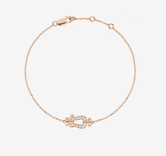 [Together Jewelry]FORCE 10 FULL DIAMOND BUCKLE CHAIN LINK MINI MODEL