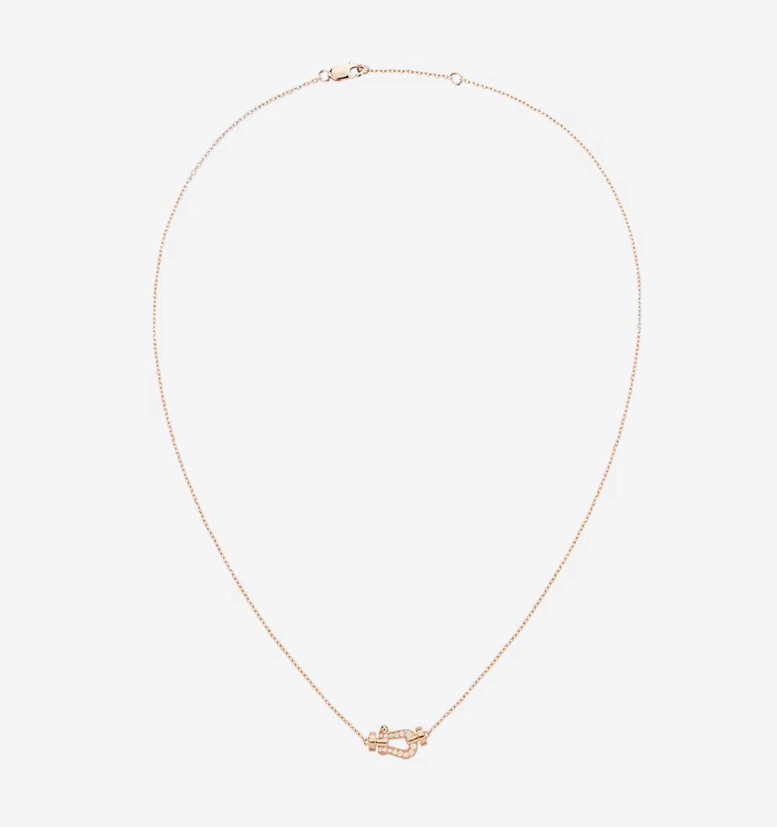 [Together Jewelry]FORCE 10 DIAMOND PINK GOLD NECKLACE MINI MODEL