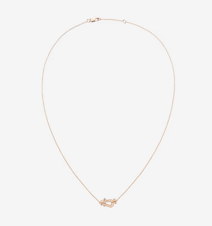 [Together Jewelry]FORCE 10 DIAMOND PINK GOLD NECKLACE MINI MODEL