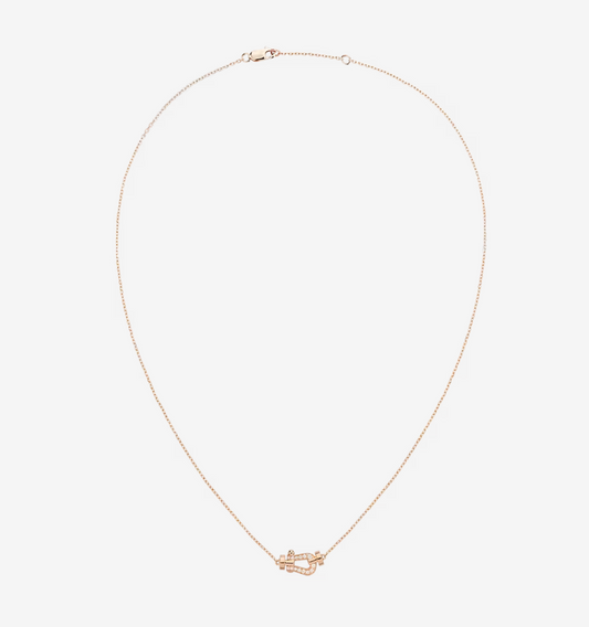 [Together Jewelry]FORCE 10 DIAMOND PINK GOLD NECKLACE MINI MODEL