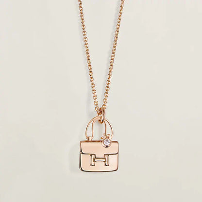 [Together Jewelry]AMULETTE PEDANT ROSE GOLD NECKLACE