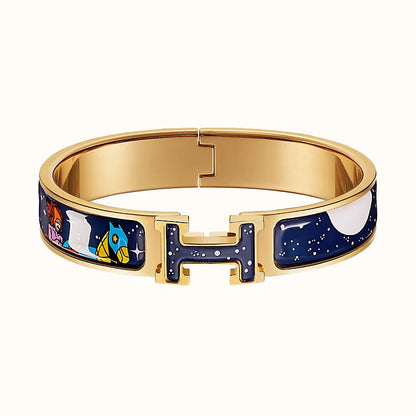 [Together Jewelry]H STAR AND MOON BRACELET 12MM