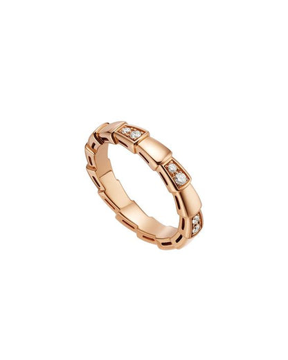 [Together Jewelry]SERPENTI RING PINK GOLD  3MM