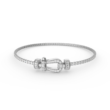 [Together Jewelry]FORCE  HORSESHOE  DIAMOND TENNIS BRACELET