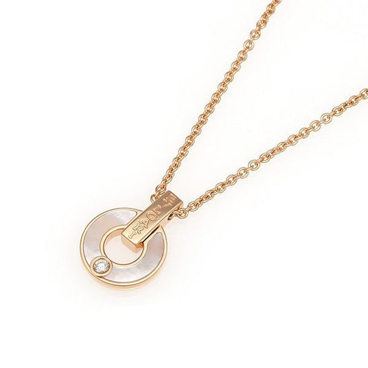 [Together Jewelry]GARI NECKLACE PINK GOLD MOP