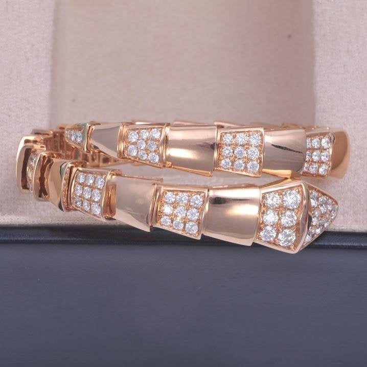 [Together Jewelry]SERPENTI BRACELET PINK GOLD DIAMOND