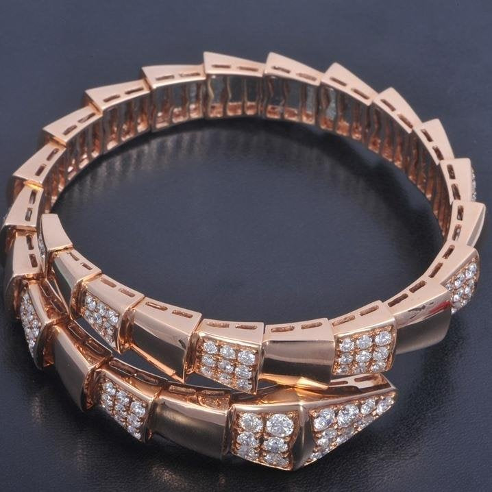 [Together Jewelry]SERPENTI BRACELET PINK GOLD DIAMOND
