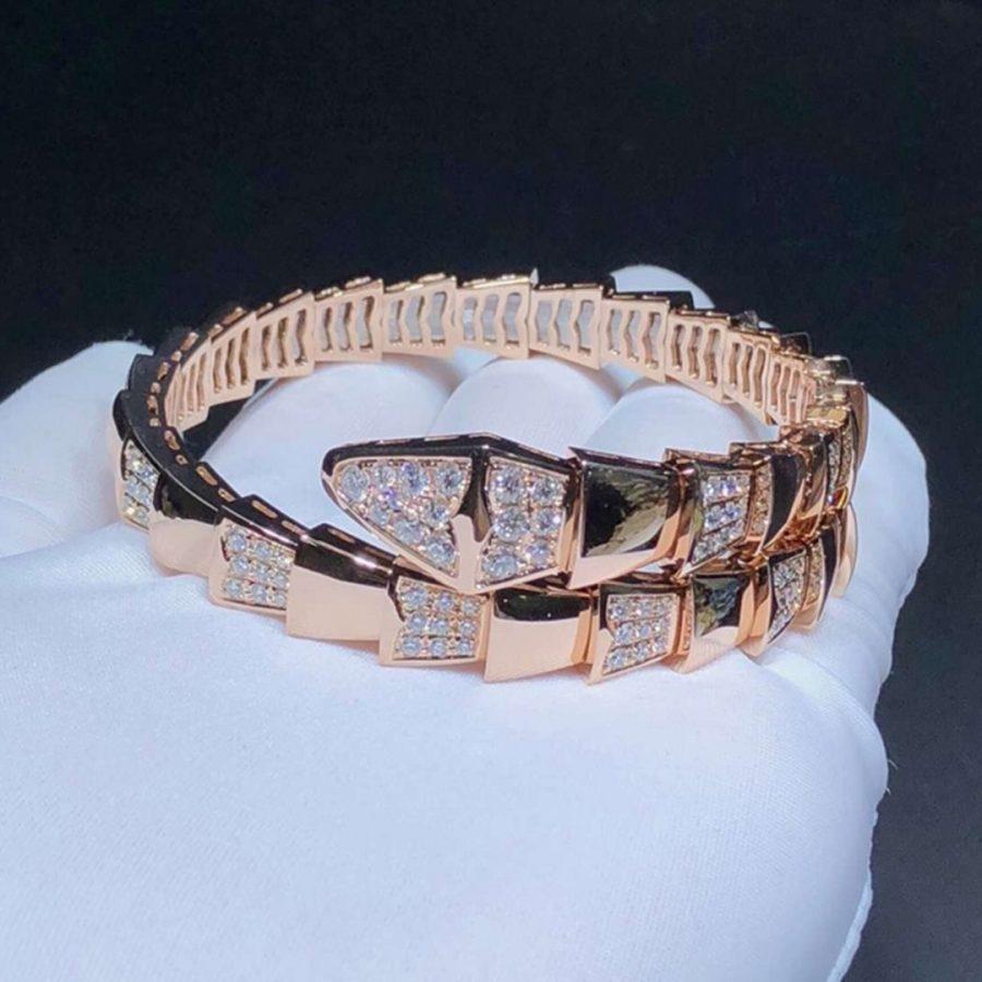 [Together Jewelry]SERPENTI BRACELET PINK GOLD DIAMOND