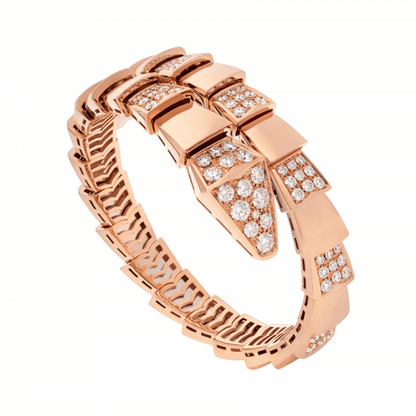 [Together Jewelry]SERPENTI WIDE BRACELET PINK GOLD DIAMOND