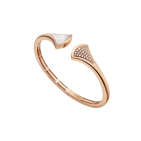 [Together Jewelry]DREAM BRACELET OPEN PINK GOLD MOP DIAMOND