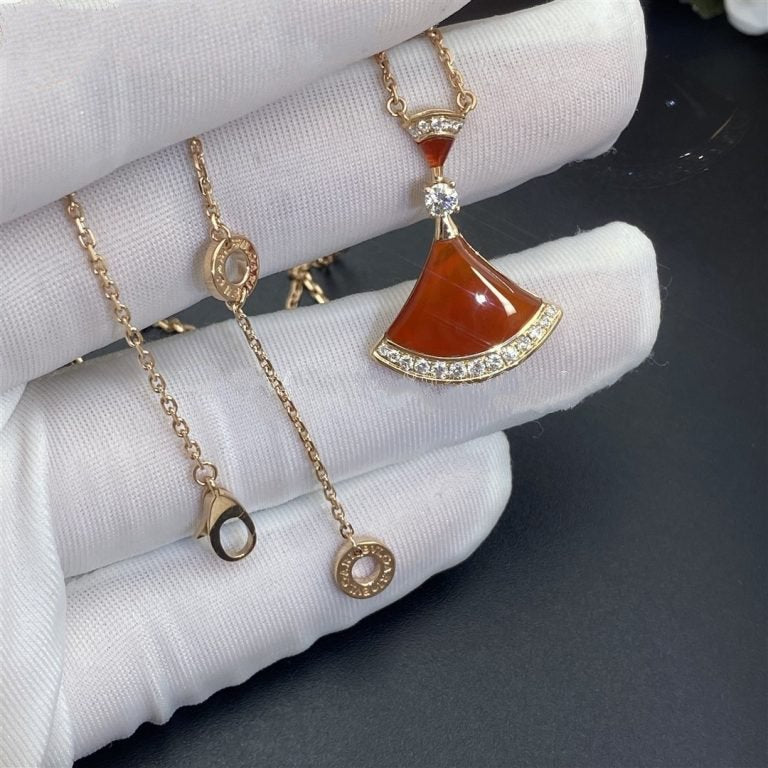 [Together Jewelry]DREAM NECKLACE CARNELIAN DIAMOND