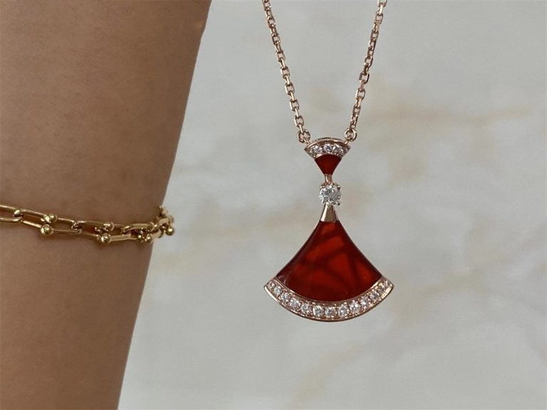 [Together Jewelry]DREAM NECKLACE CARNELIAN DIAMOND