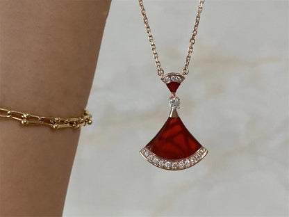 [Together Jewelry]DREAM NECKLACE CARNELIAN DIAMOND