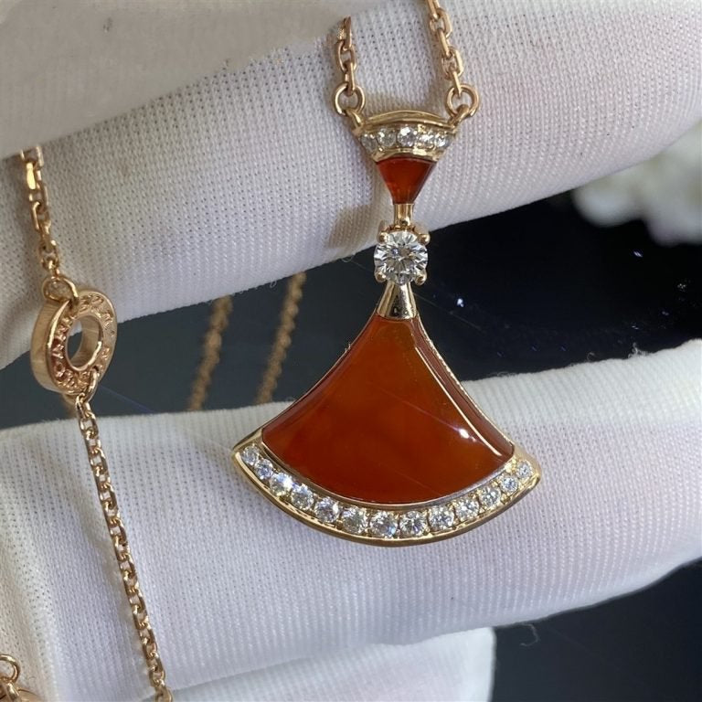 [Together Jewelry]DREAM NECKLACE CARNELIAN DIAMOND