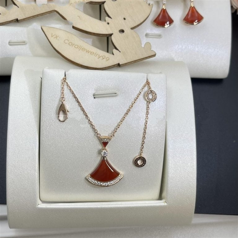 [Together Jewelry]DREAM NECKLACE CARNELIAN DIAMOND
