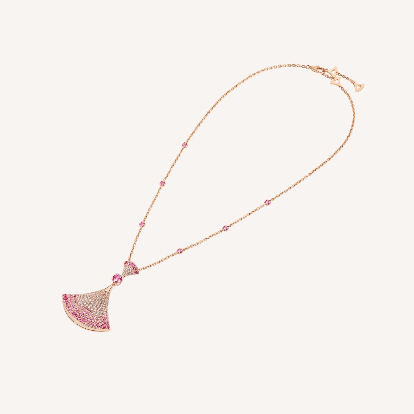 [Together Jewelry]DREAM NECKLACK DIAMOND PINK GOLD