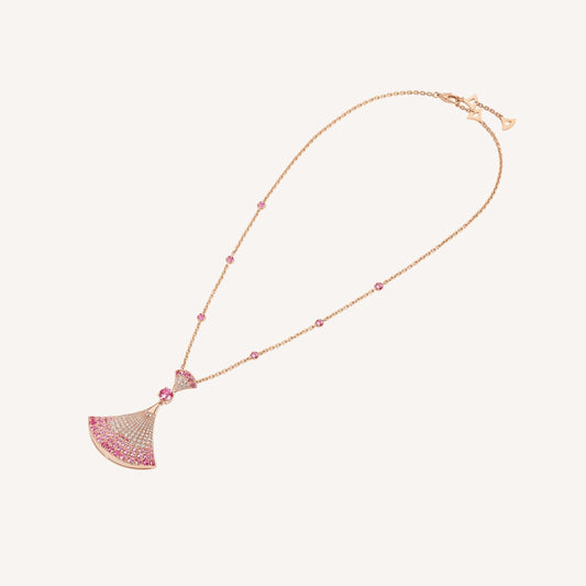 [Together Jewelry]DREAM NECKLACK DIAMOND PINK GOLD