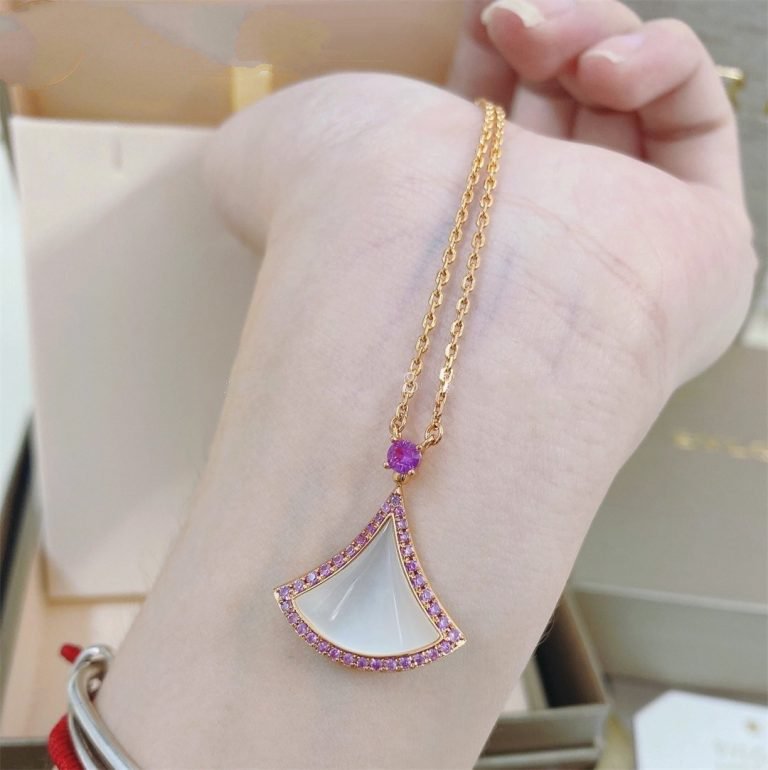 [Together Jewelry]DREAM NECKLACE MOP DIAMOND PINK