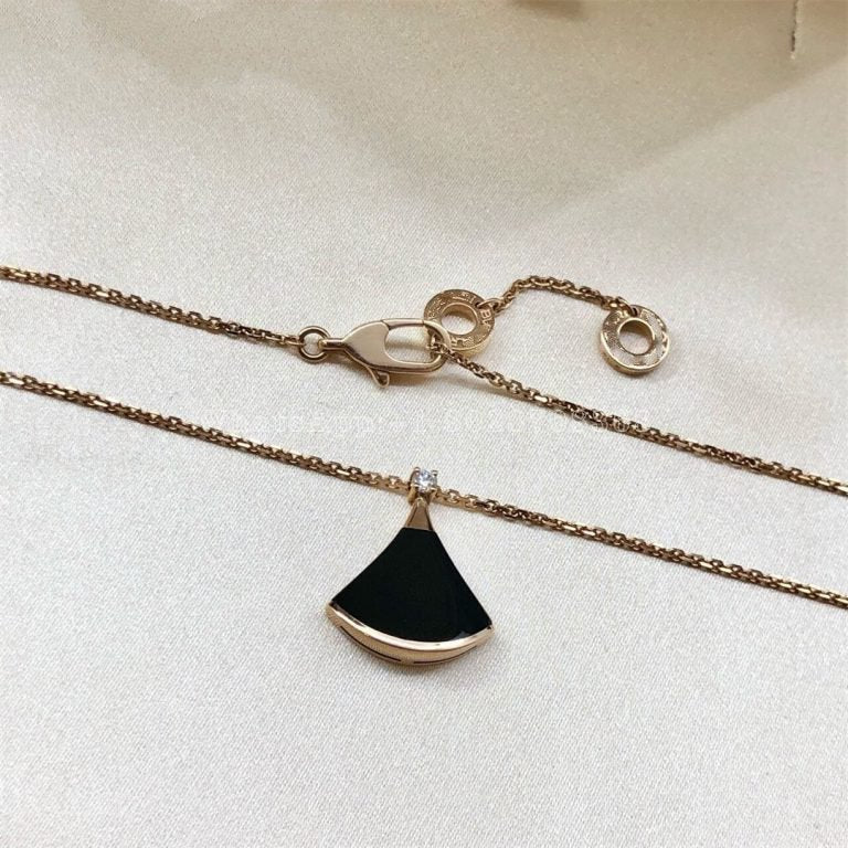 [Together Jewelry]DREAM NECKLACE ONYX 1 DIAMOND