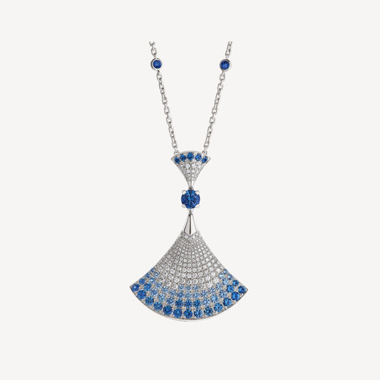 [Together Jewelry]DREAM NECKLACE AGATE SILVER DIAMOND