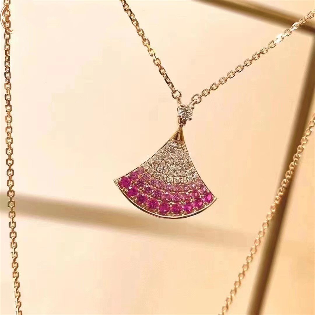 [Together Jewelry]DREAM NECKLACE PINK GOLD PINK DIAMOND