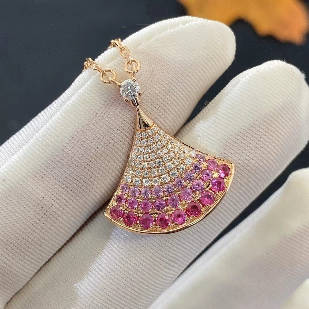 [Together Jewelry]DREAM NECKLACE PINK GOLD PINK DIAMOND