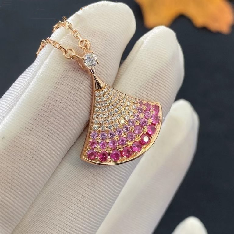 [Together Jewelry]DREAM NECKLACE PINK GOLD PINK DIAMOND