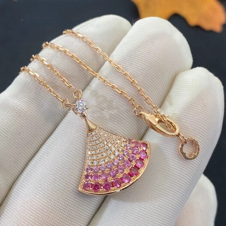 [Together Jewelry]DREAM NECKLACE PINK GOLD PINK DIAMOND