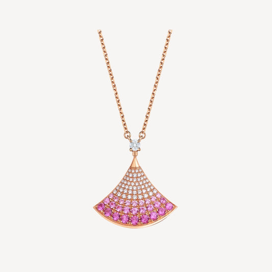 [Together Jewelry]DREAM NECKLACE PINK GOLD PINK DIAMOND