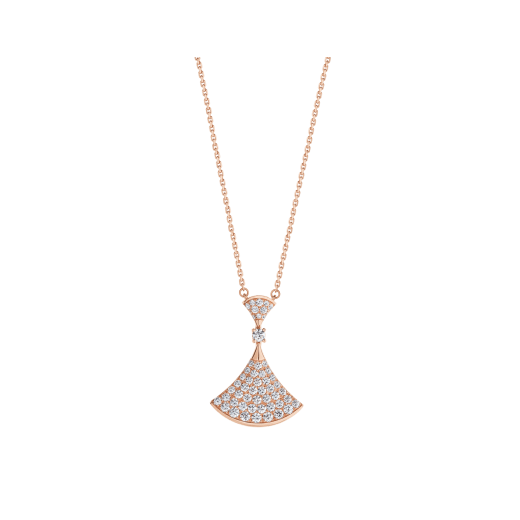 [Together Jewelry]DREAM NECKLACE PINK GOLD FULL DIAMOND