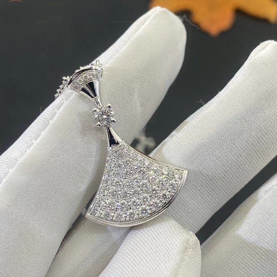 [Together Jewelry]DREAM NECKLACE SILVER FULL DIAMOND