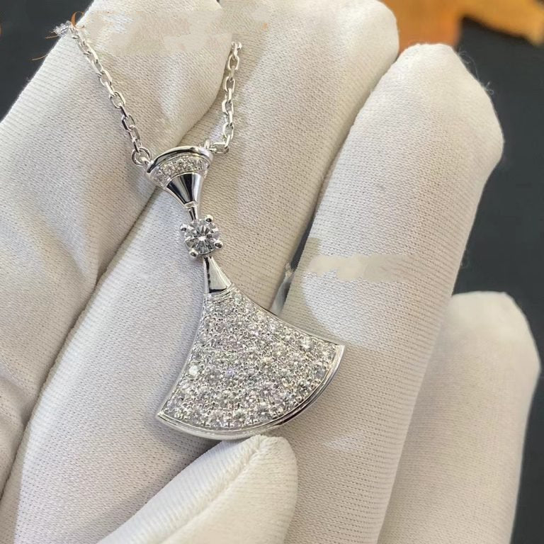 [Together Jewelry]DREAM NECKLACE SILVER FULL DIAMOND