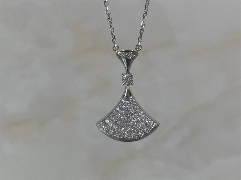 [Together Jewelry]DREAM NECKLACE SILVER FULL DIAMOND