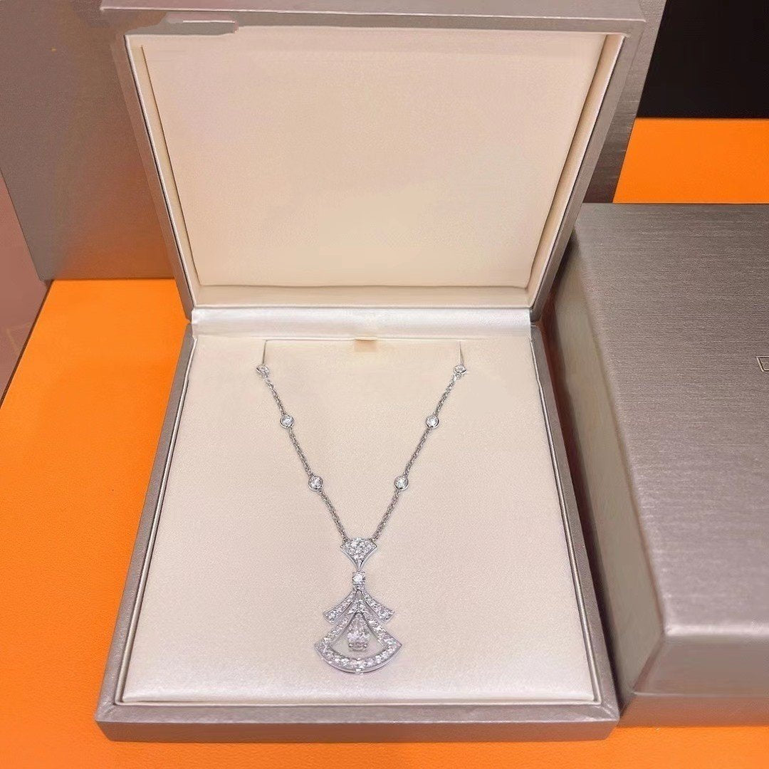 [Together Jewelry]DREAM NECKLACE WHITE DIAMOND SILVER