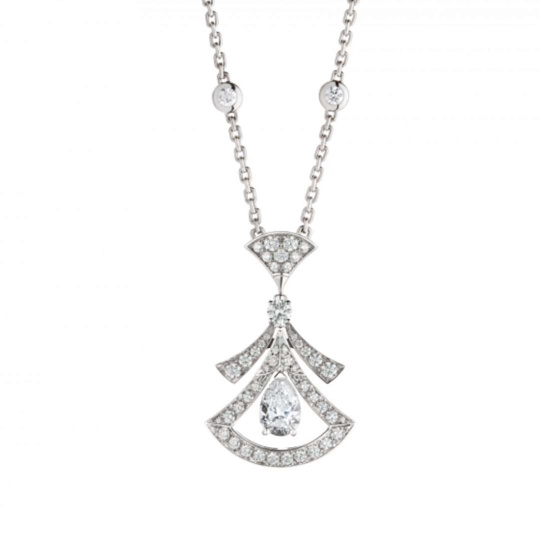 [Together Jewelry]DREAM NECKLACE WHITE DIAMOND SILVER