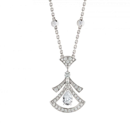 [Together Jewelry]DREAM NECKLACE WHITE DIAMOND SILVER