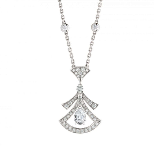 [Together Jewelry]DREAM NECKLACE WHITE DIAMOND SILVER