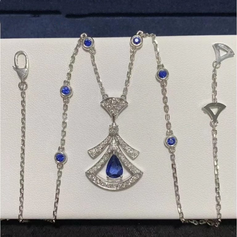 [Together Jewelry]DREAM NECKLACE AGATE DIAMOND SILVER
