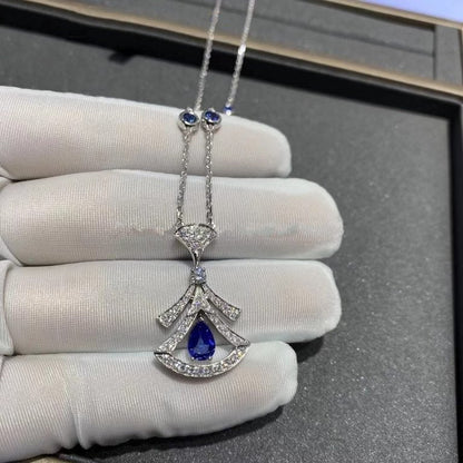 [Together Jewelry]DREAM NECKLACE AGATE DIAMOND SILVER