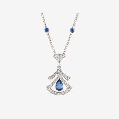 [Together Jewelry]DREAM NECKLACE AGATE DIAMOND SILVER