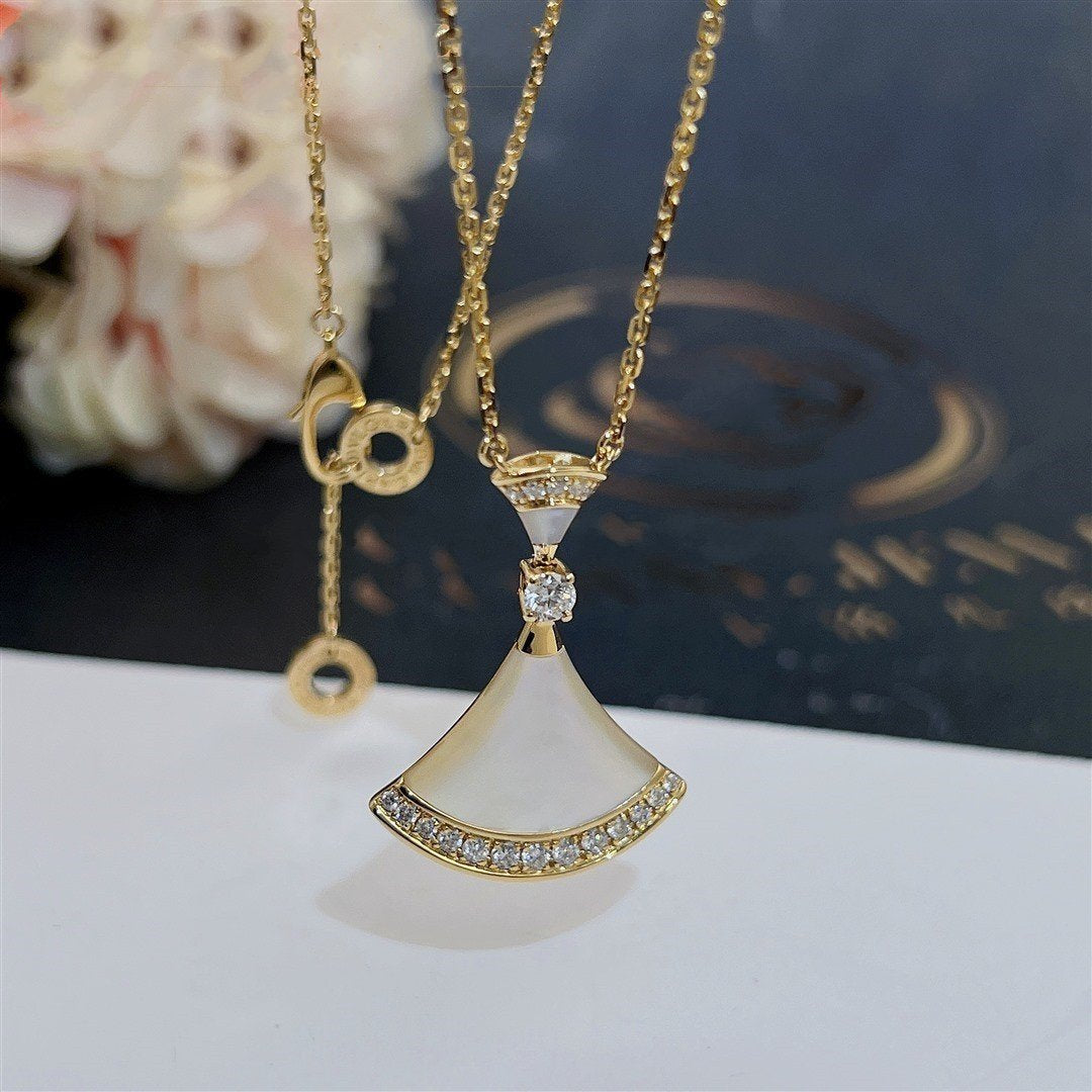 [Together Jewelry]DREAM NECKLACE MOP GOLD DIAMOND