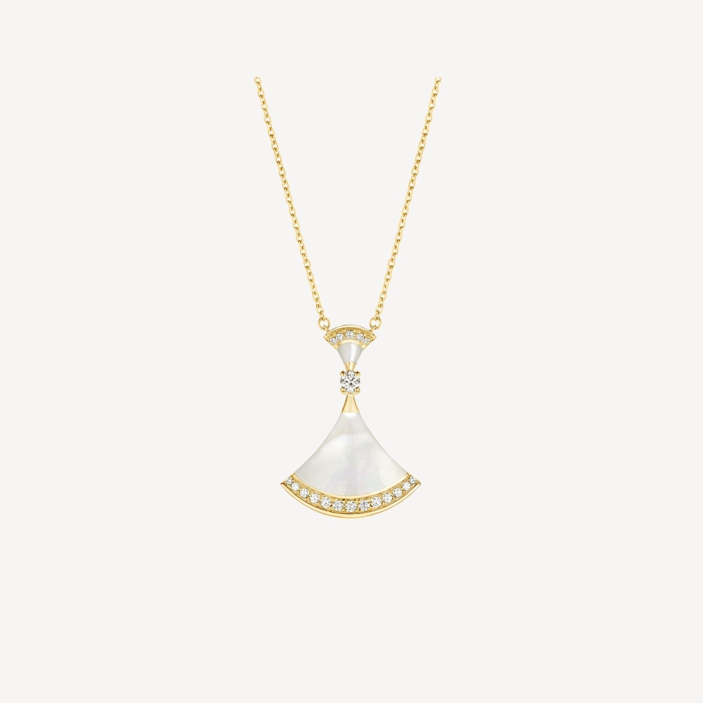 [Together Jewelry]DREAM NECKLACE MOP GOLD DIAMOND