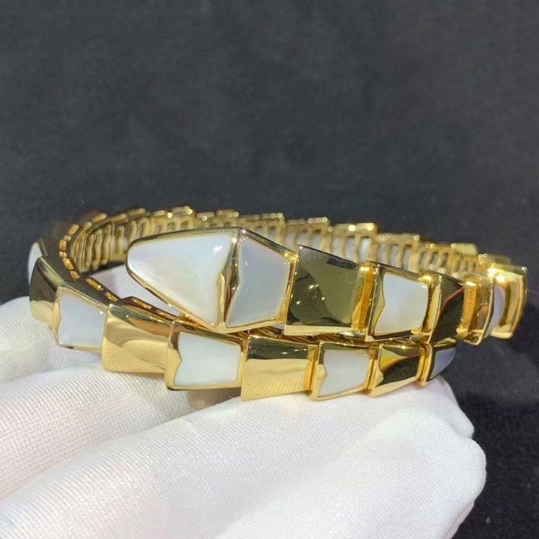 [Together Jewelry]SERPENTI BRACELET MOP GOLD