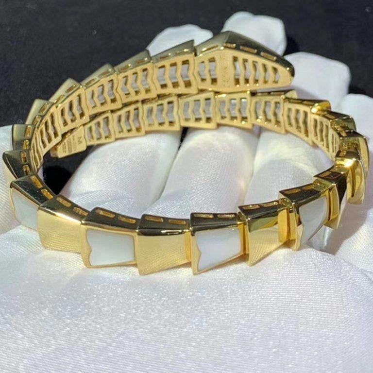 [Together Jewelry]SERPENTI BRACELET MOP GOLD