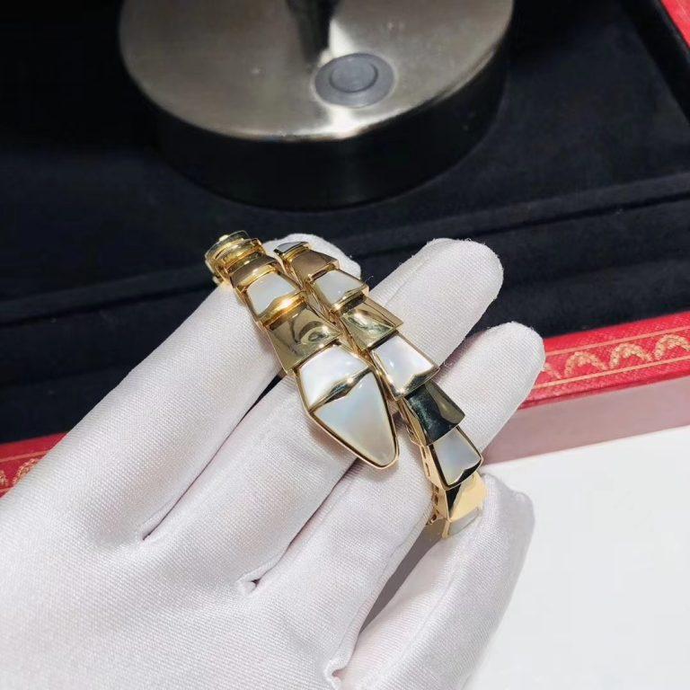 [Together Jewelry]SERPENTI BRACELET MOP GOLD