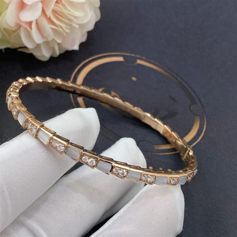 [Together Jewelry]SERPENTI BRACELET PINK GOLD MOP DIAMOND