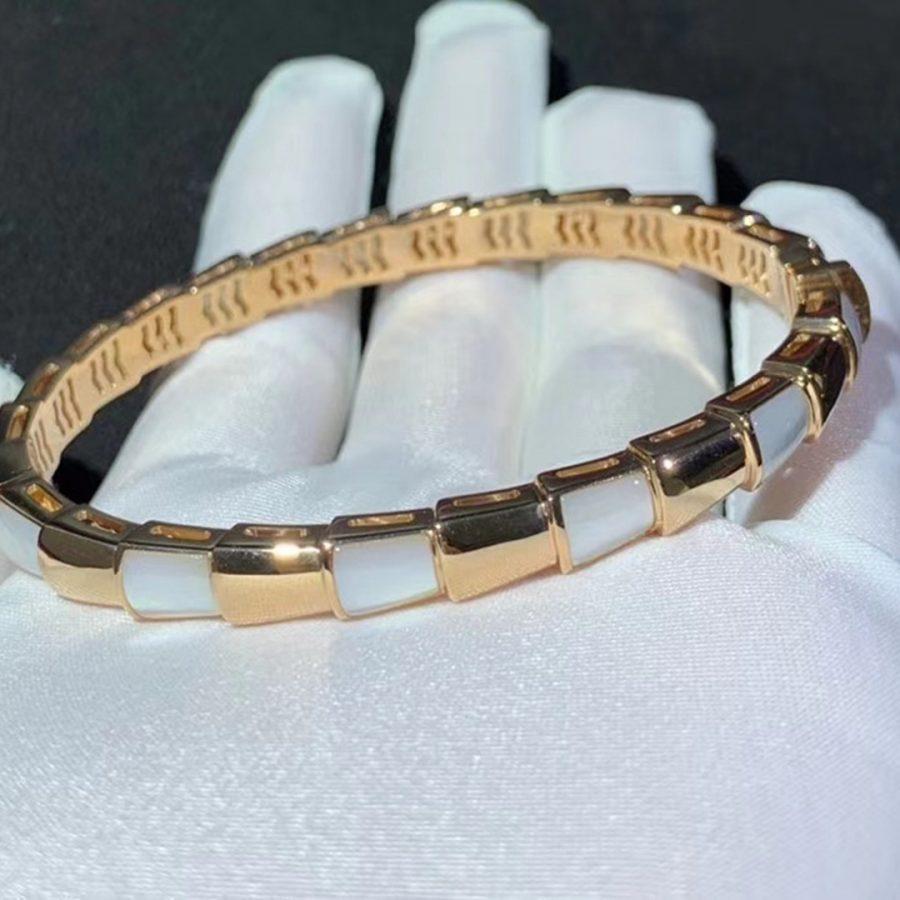 [Together Jewelry]SERPENTI BRACELET PINK GOLD MOP