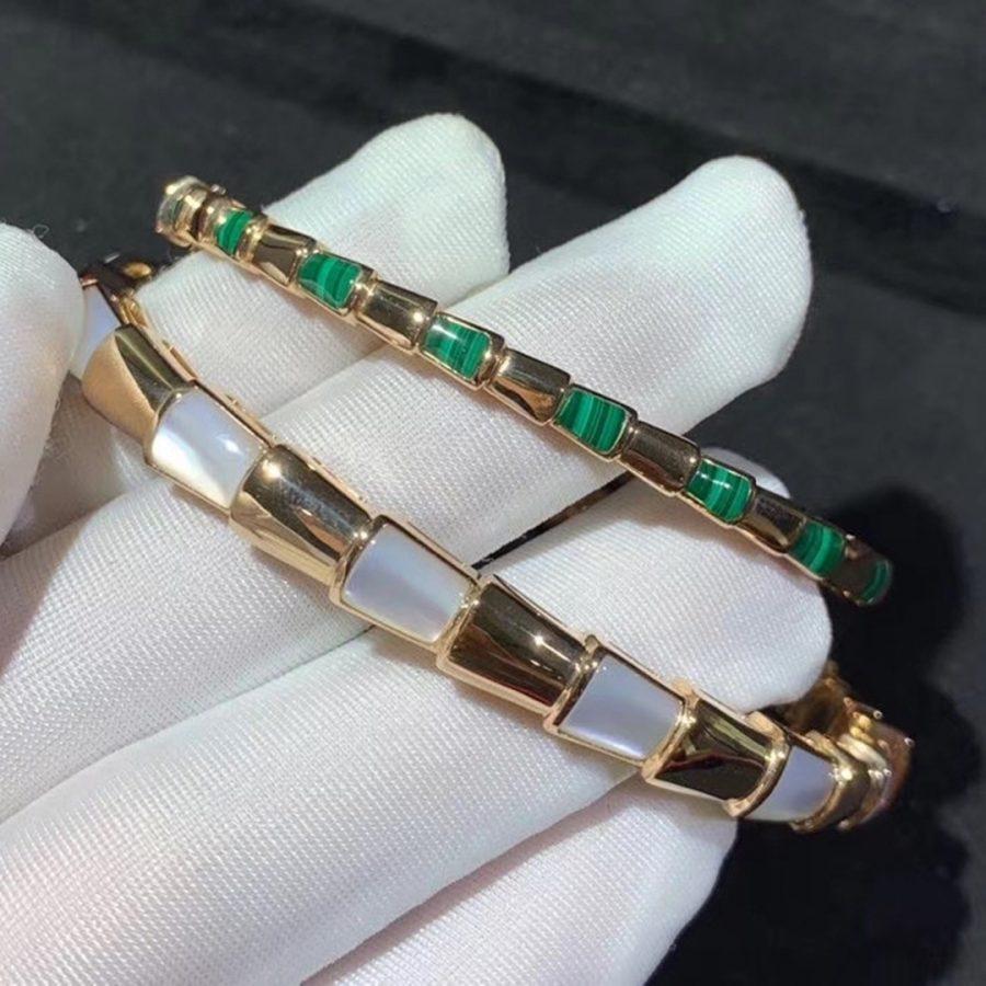 [Together Jewelry]SERPENTI BRACELET PINK GOLD MOP
