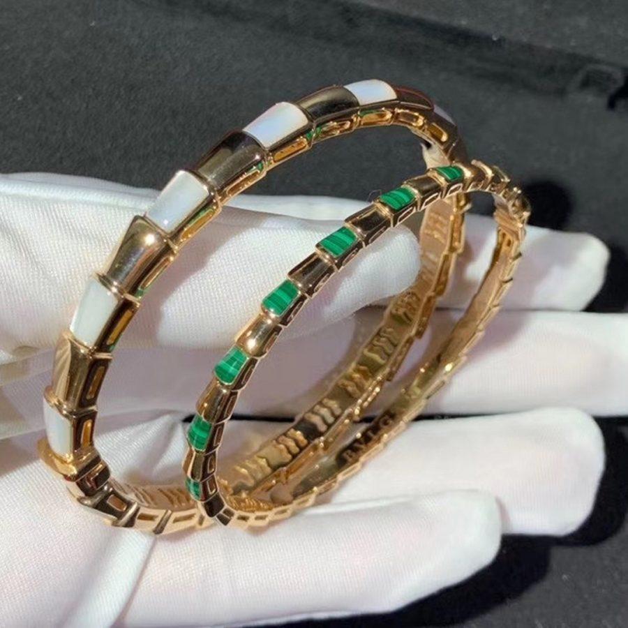 [Together Jewelry]SERPENTI BRACELET PINK GOLD MOP